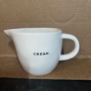 Rae Dunn White Cream Pitcher